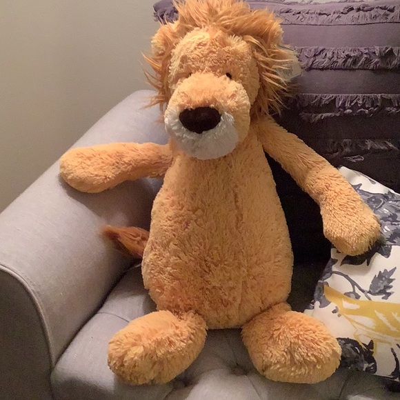 Rey Leon Jellycat Louie Lion Dorado Peluche Leon